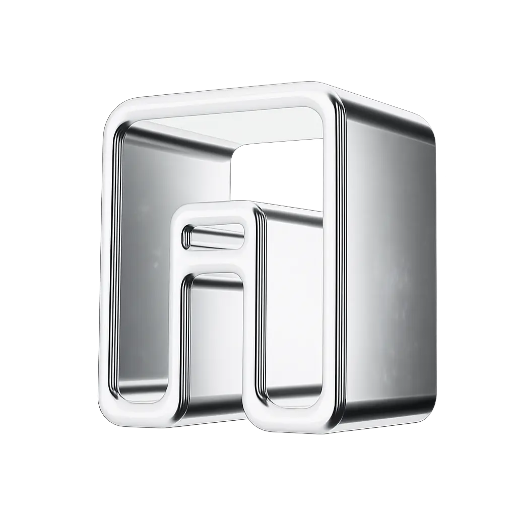 Object 001 — chromed sculptural form